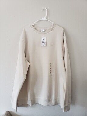NEW Puma Men's Crewneck Sweater in Cream